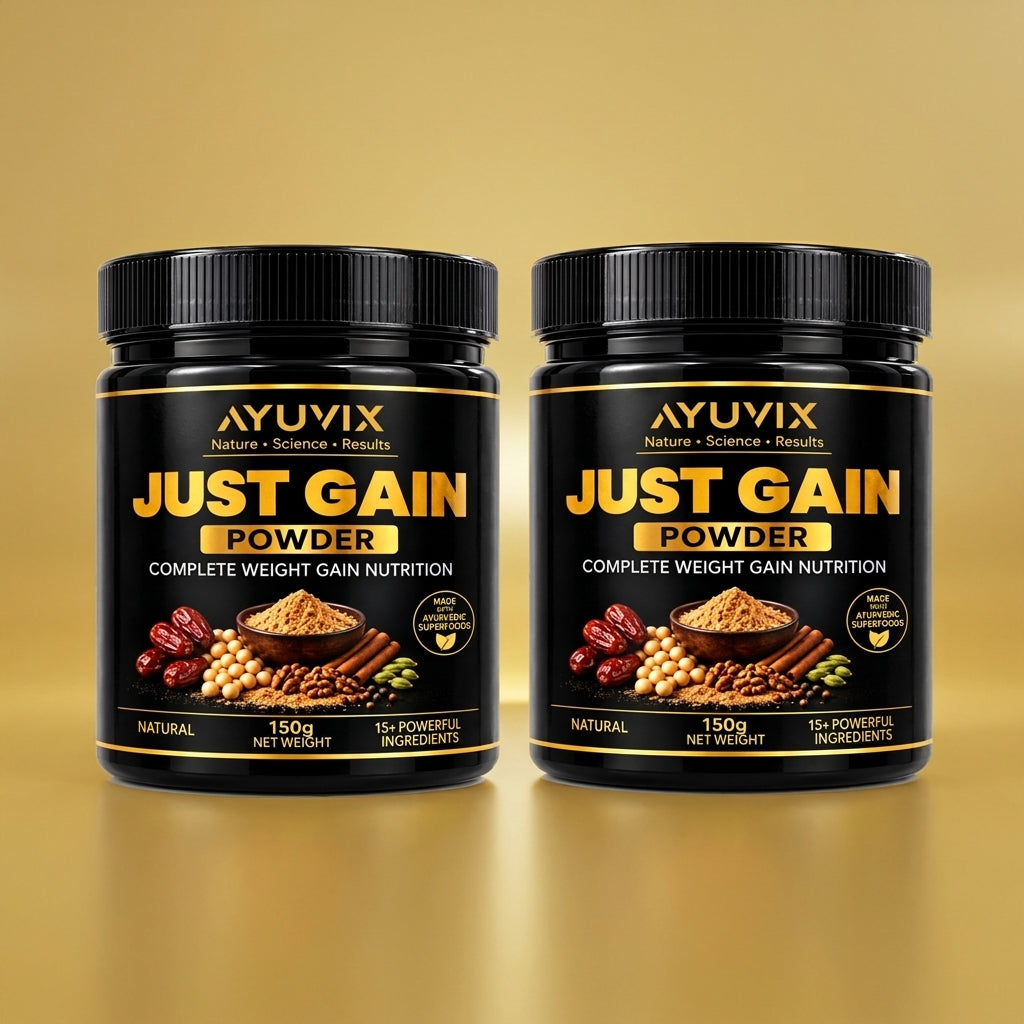 Ayuvix Just Gain Powder | 2 Month Pack