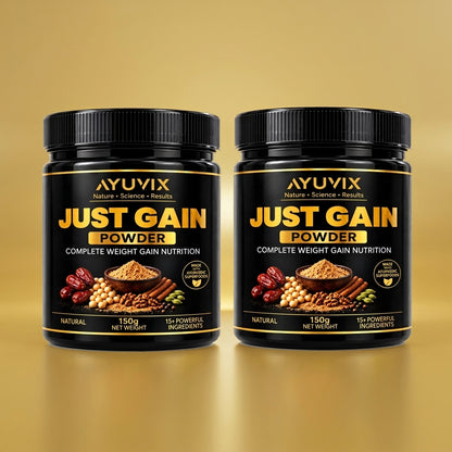 Ayuvix Just Gain Powder | 2 Month Pack