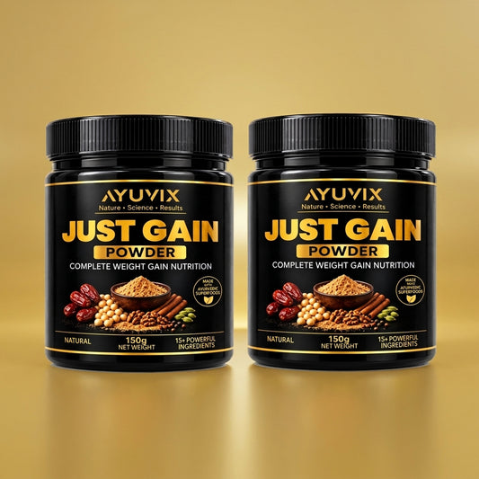 Ayuvix Just Gain Powder | 2 Month Pack