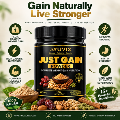 Ayuvix Just Gain Powder