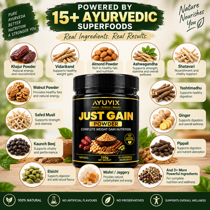 Ayuvix Just Gain Powder