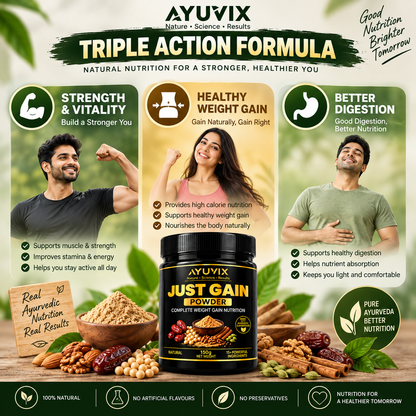 Ayuvix Just Gain Powder