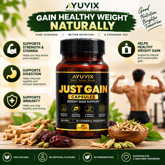 Ayuvix Just Gain Capsule